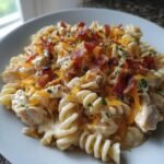 Chicken & bacon ranch pasta