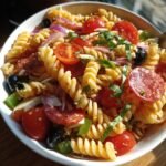 Classic Italian Pasta Salad with Pepperoni