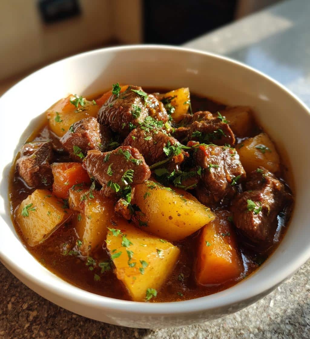 "Crockpot Beef Bites & Potatoes: 8-Hour Comfort Food Magic" 4 Crockpot Beef Bites & Potatoes - detail 1