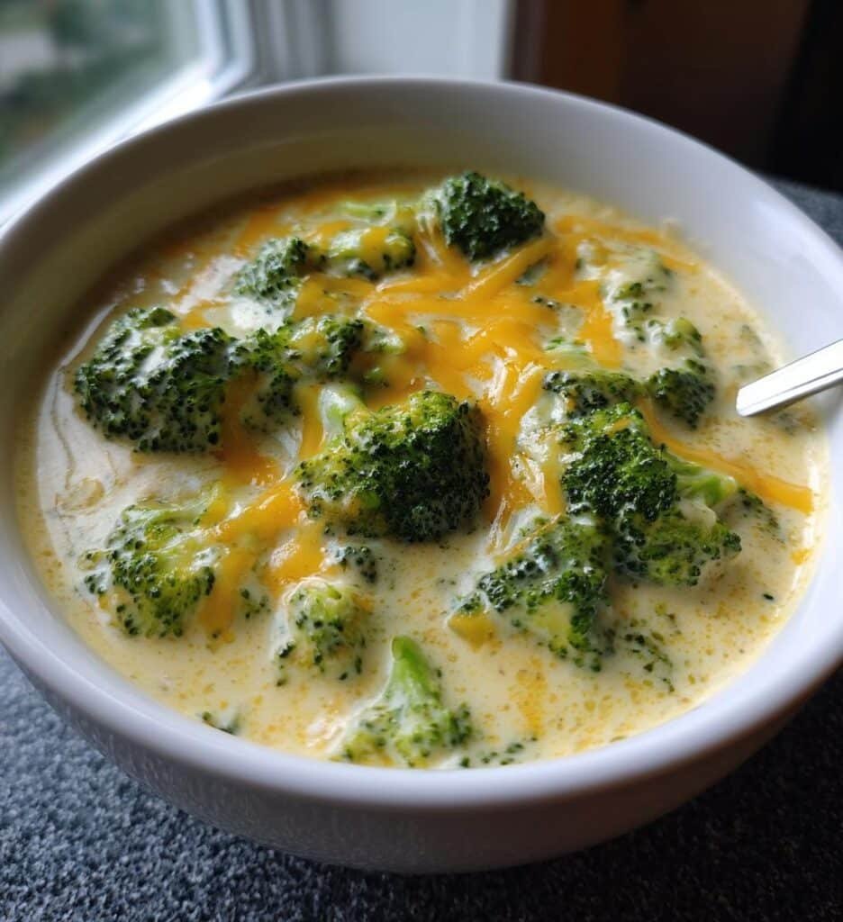 Crockpot Broccoli Cheese Soup