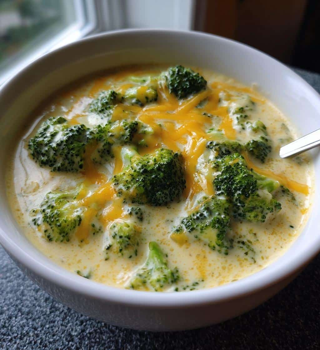 Crockpot Broccoli Cheese Soup