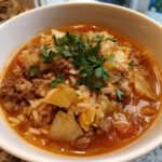 Crockpot Cabbage Roll Soup