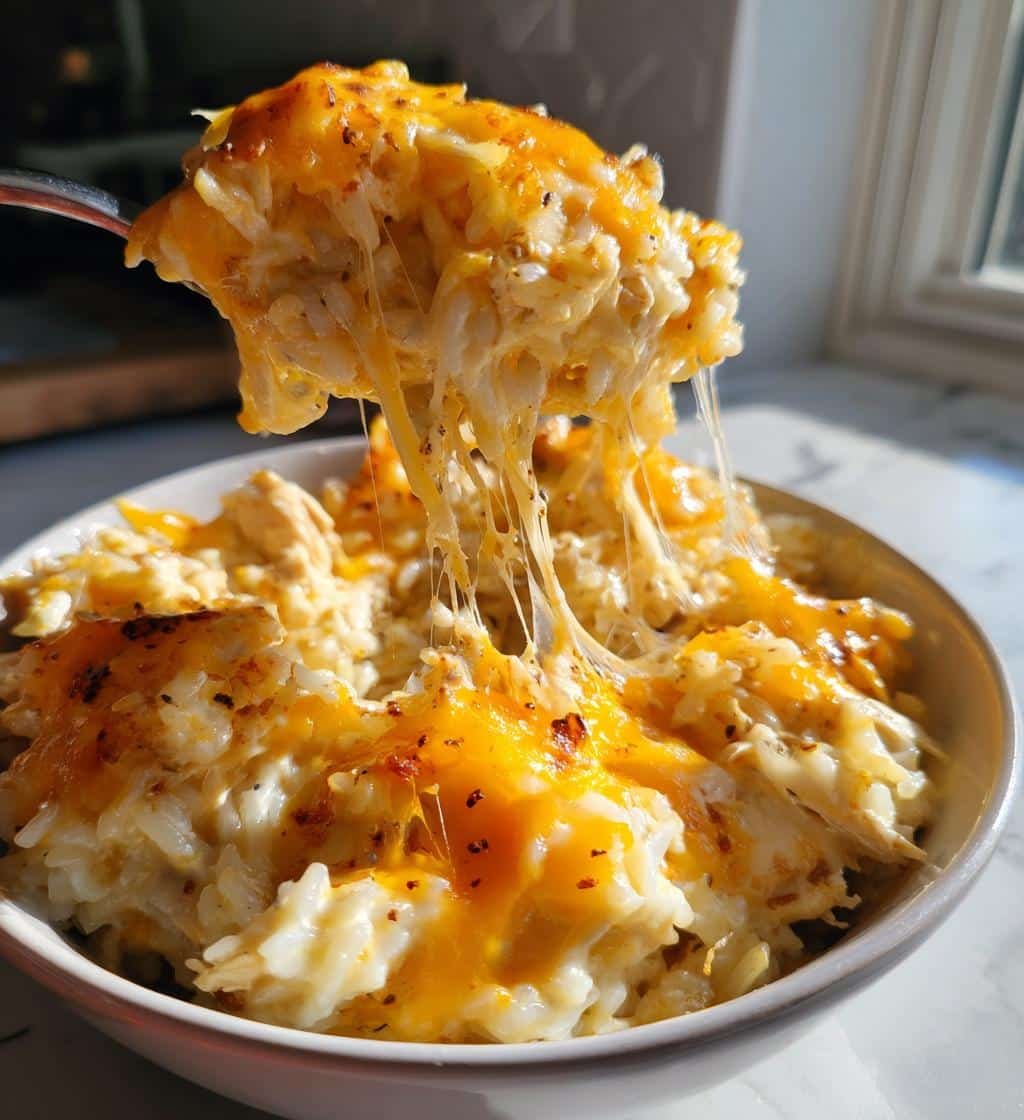 Crockpot Cheesy Chicken and Rice - detail 1