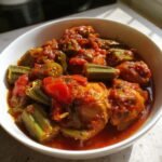 Crockpot Chicken Okra Tomatoes