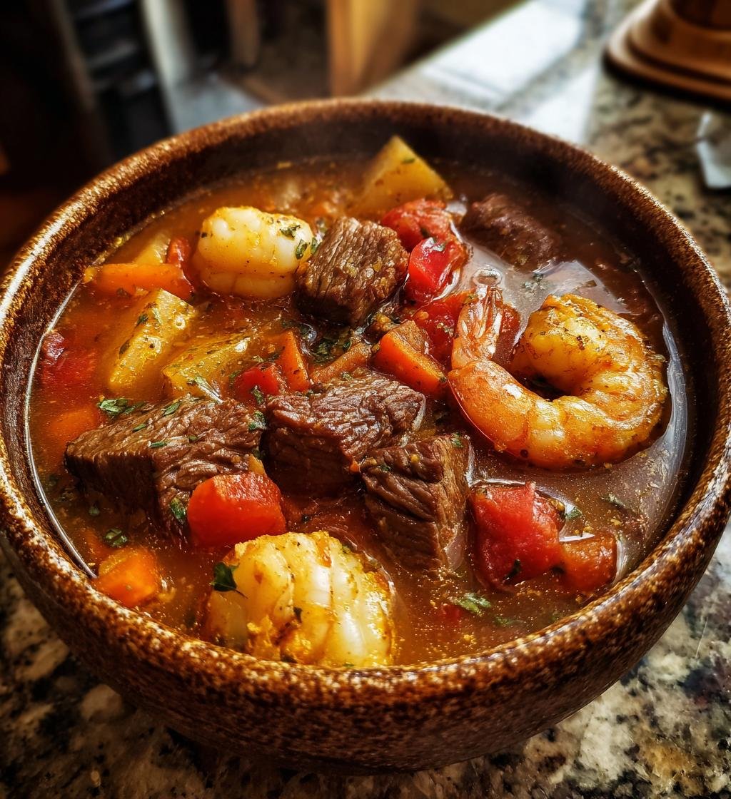 Crockpot Surf & Turf Soup