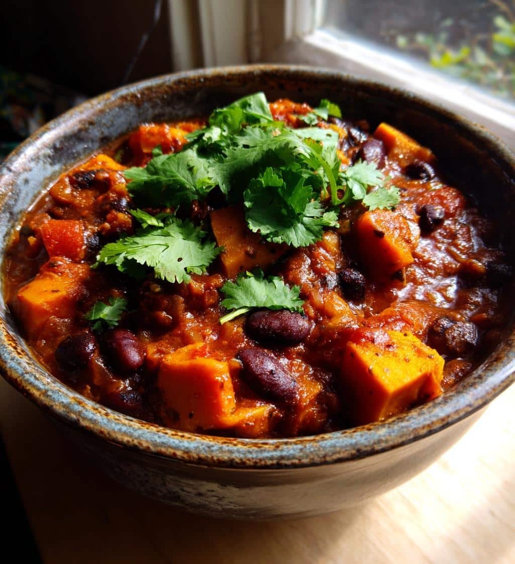 Crockpot Sweet Potato Chili