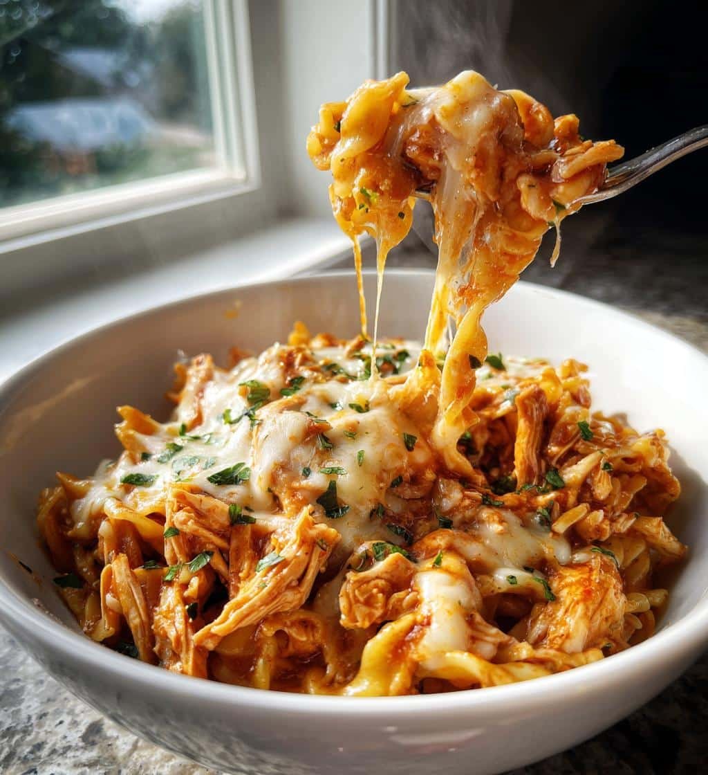 Crockpot pasta chicken