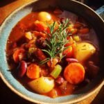 Delicious Crockpot Winter Vegetable & Bean Stew