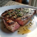 Delicious Garlic Rosemary Grilled Steak