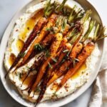 Delicious Roasted Carrots with Whipped Ricotta and Hot Honey