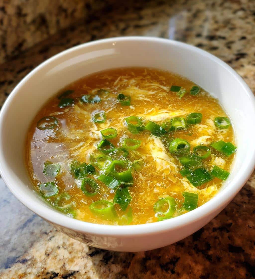 Easy egg drop soup