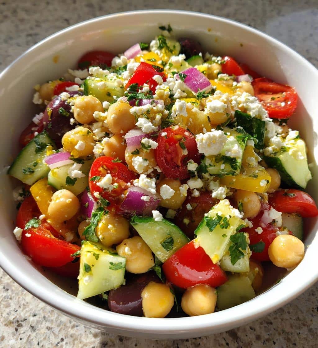 Greek Chickpea Salad