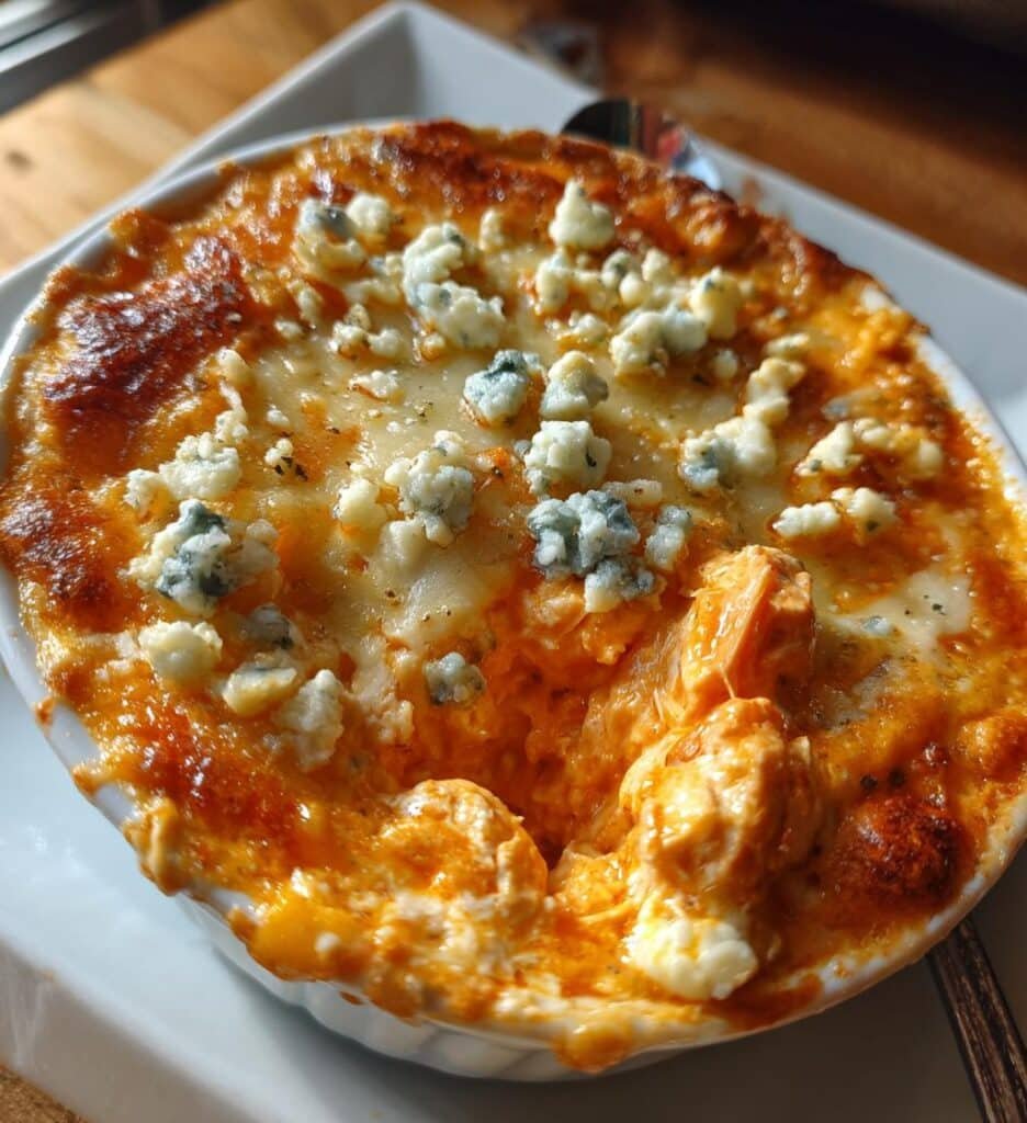 HIGH PROTEIN BUFFALO CHICKEN DIP