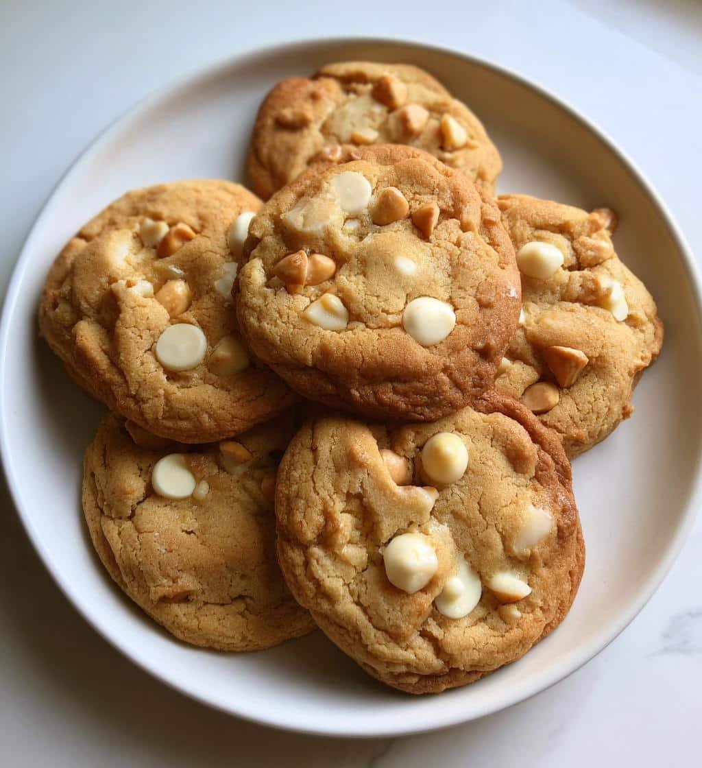 Healthy 1-Bowl White Chocolate Macadamia Cookies