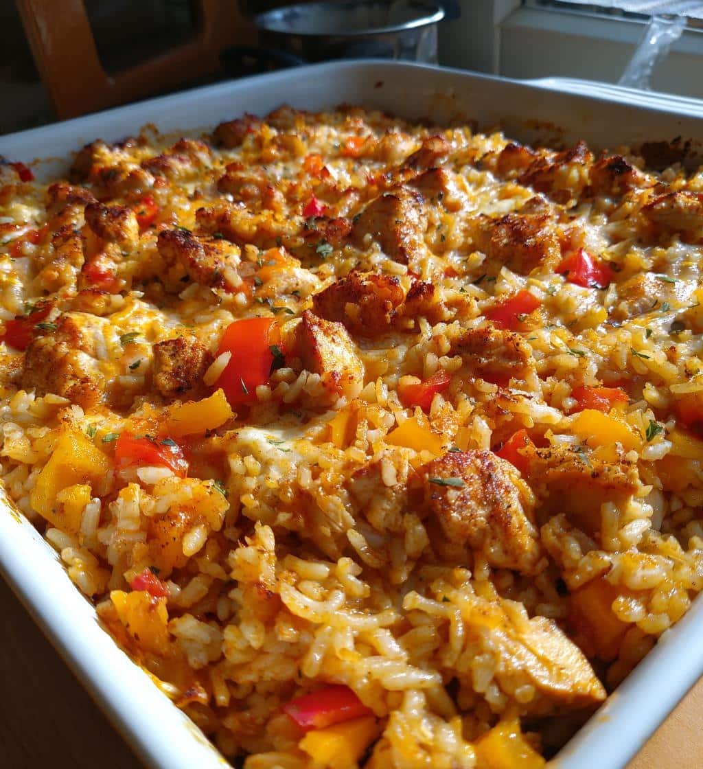 Healthy Arroz Con Pollo Casserole