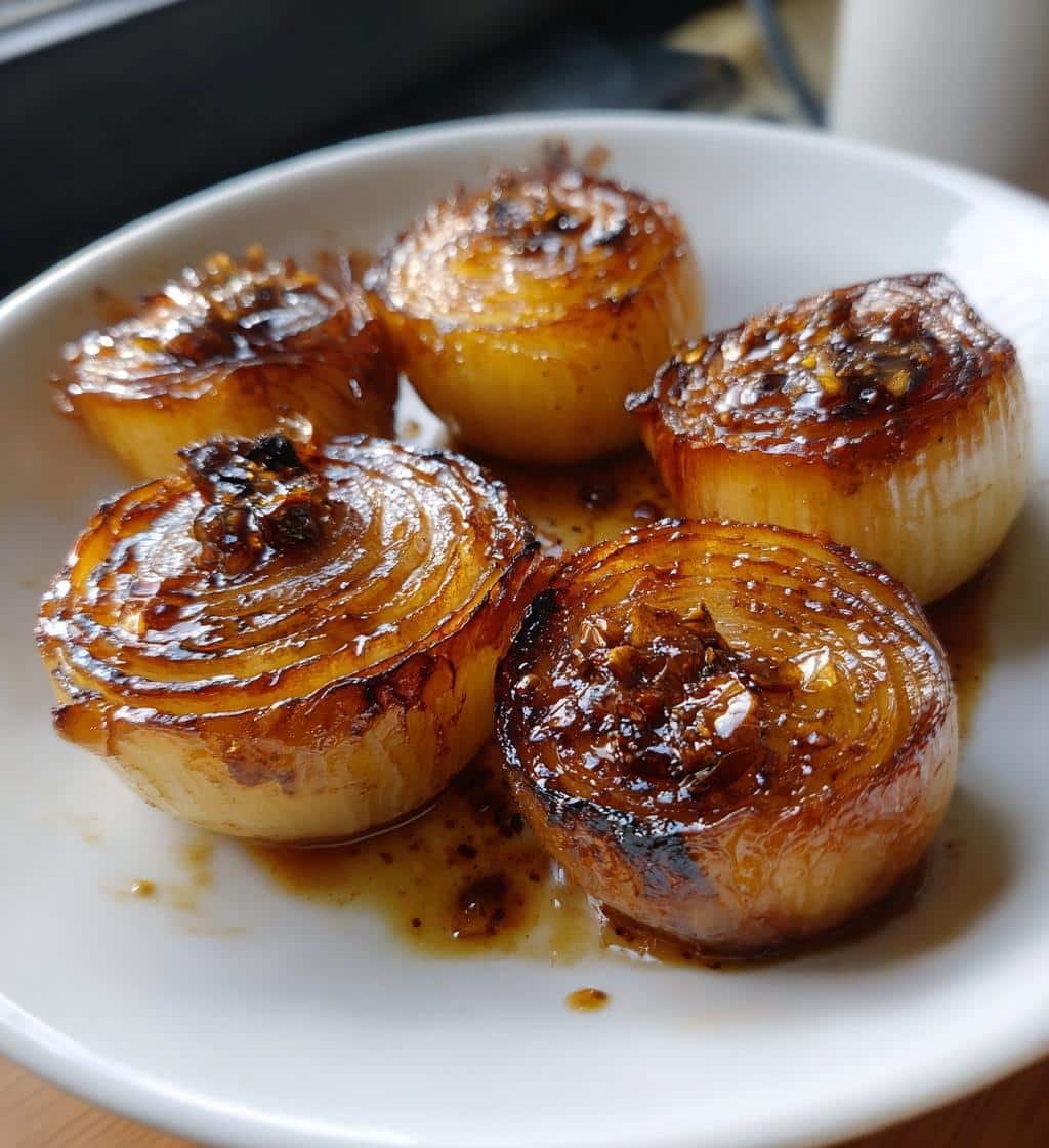 Healthy Balsamic Glazed Roasted Onions - detail 1