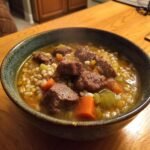 Healthy Beef & Barley Veg Soup