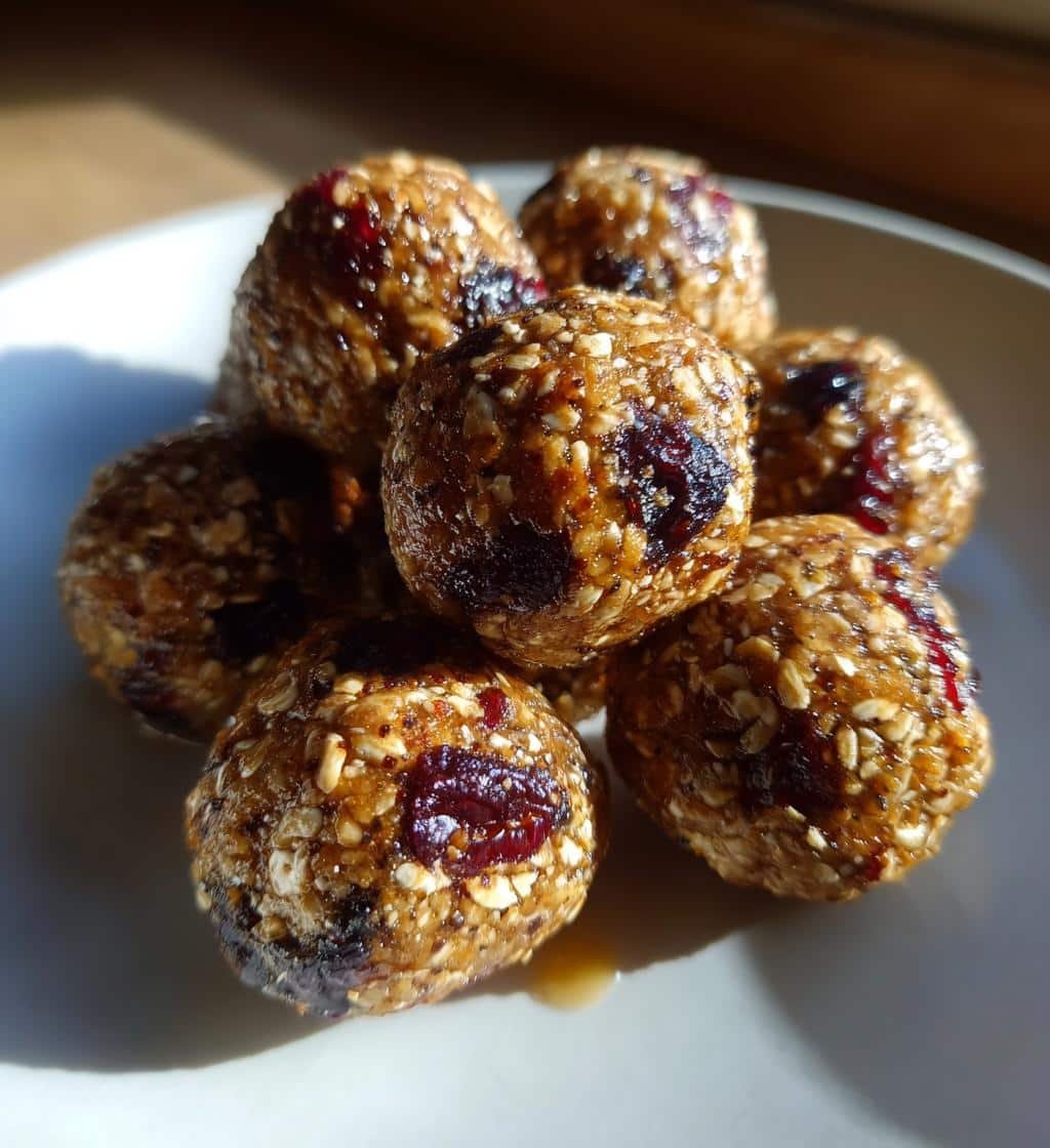 Healthy Blueberry Muffin Protein Balls