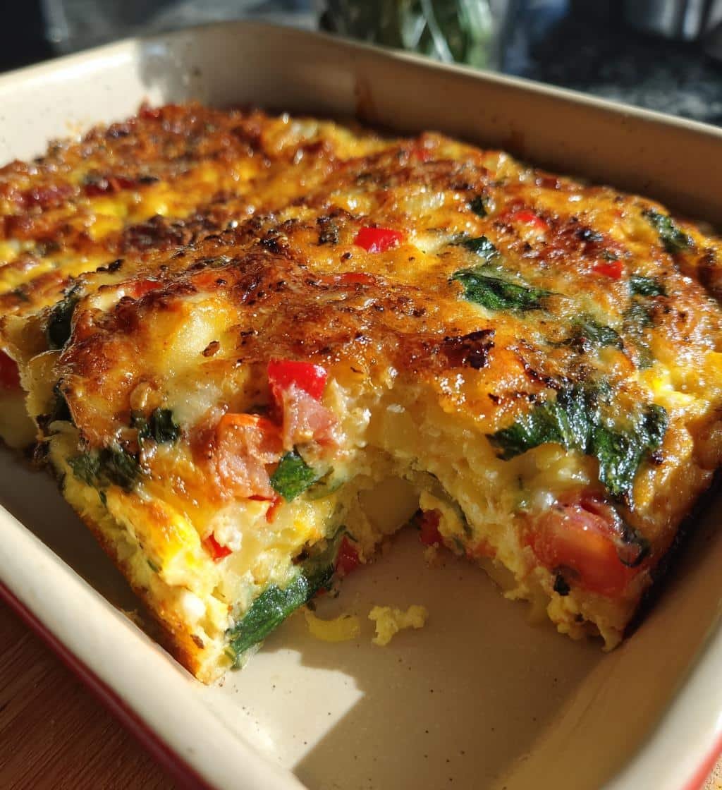 Healthy Breakfast Potato Casserole (Make-Ahead)