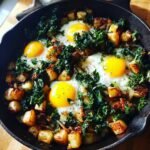 Healthy Breakfast Potato & Kale Skillet