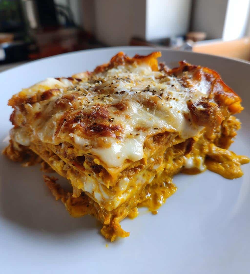 Healthy Butternut Squash Alfredo Lasagna - detail 1