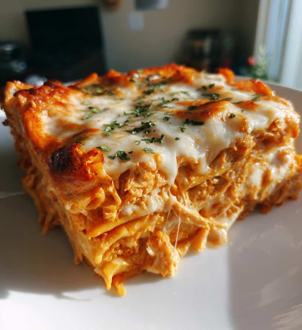 Healthy Butternut Squash Alfredo Lasagna