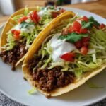 Healthy Caramelized Onion Beef Tacos