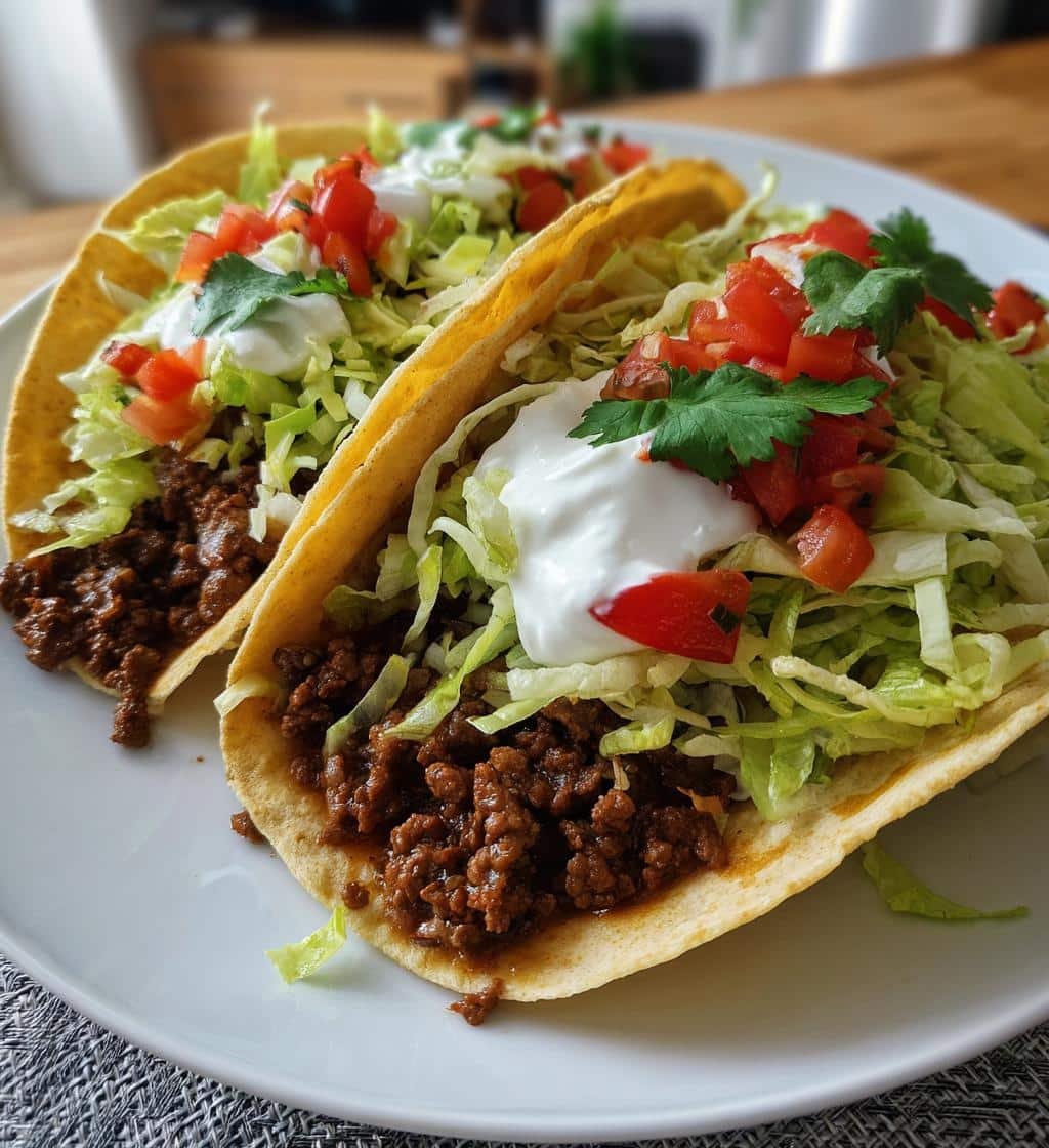 Healthy Caramelized Onion Beef Tacos