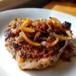 Healthy Caramelized Onion Pork Chops (Pan-Seared)