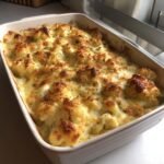 Healthy Cauliflower Leek Soup Casserole