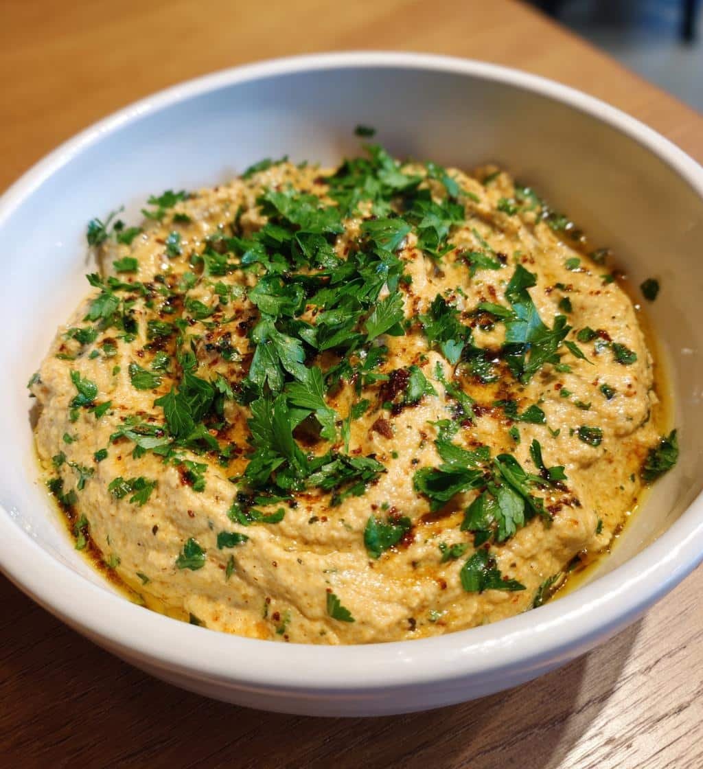 Healthy Charred Eggplant Dip - detail 1