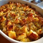 Healthy Chicken Dressing Casserole