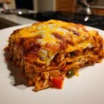 Healthy Chicken Enchilada Lasagna