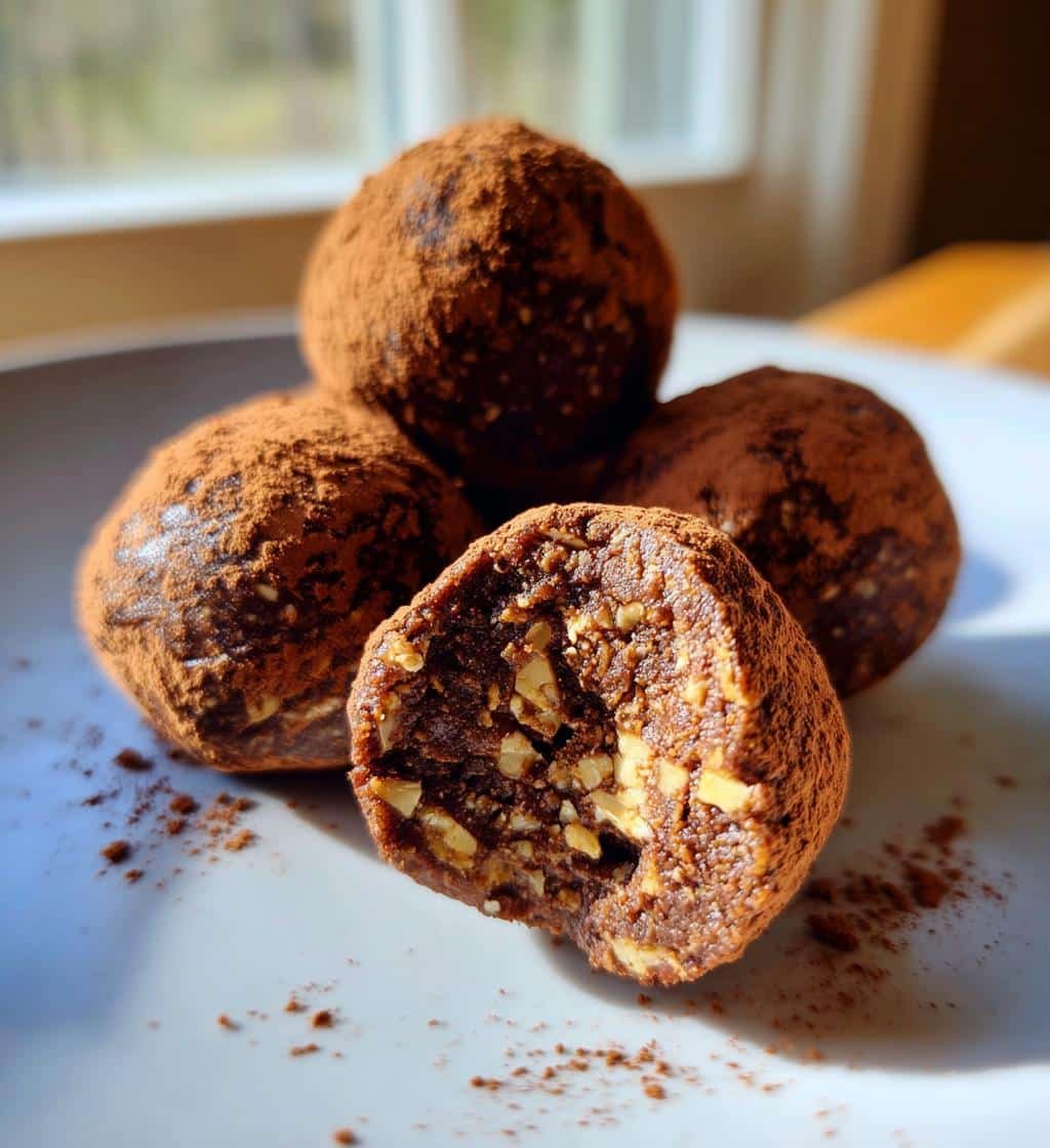 Healthy Chocolate Banana Nut Protein Balls - detail 1