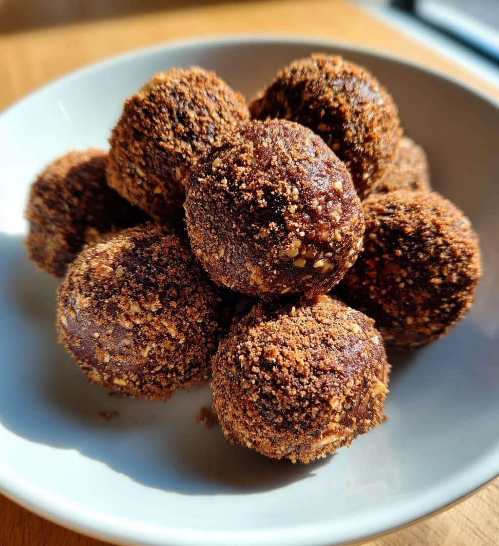 Healthy Chocolate Banana Nut Protein Balls