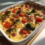 Healthy Cottage Cheese Alfredo Casserole