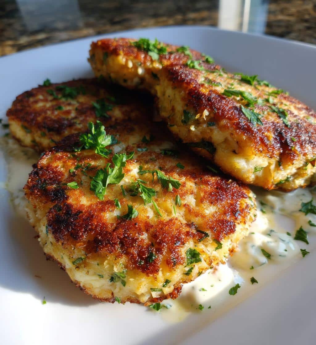 Healthy Crab Cakes - detail 1