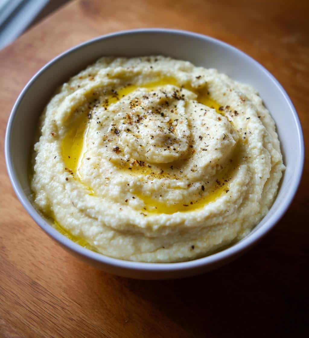Healthy Creamy Cauliflower Mash Potatoes