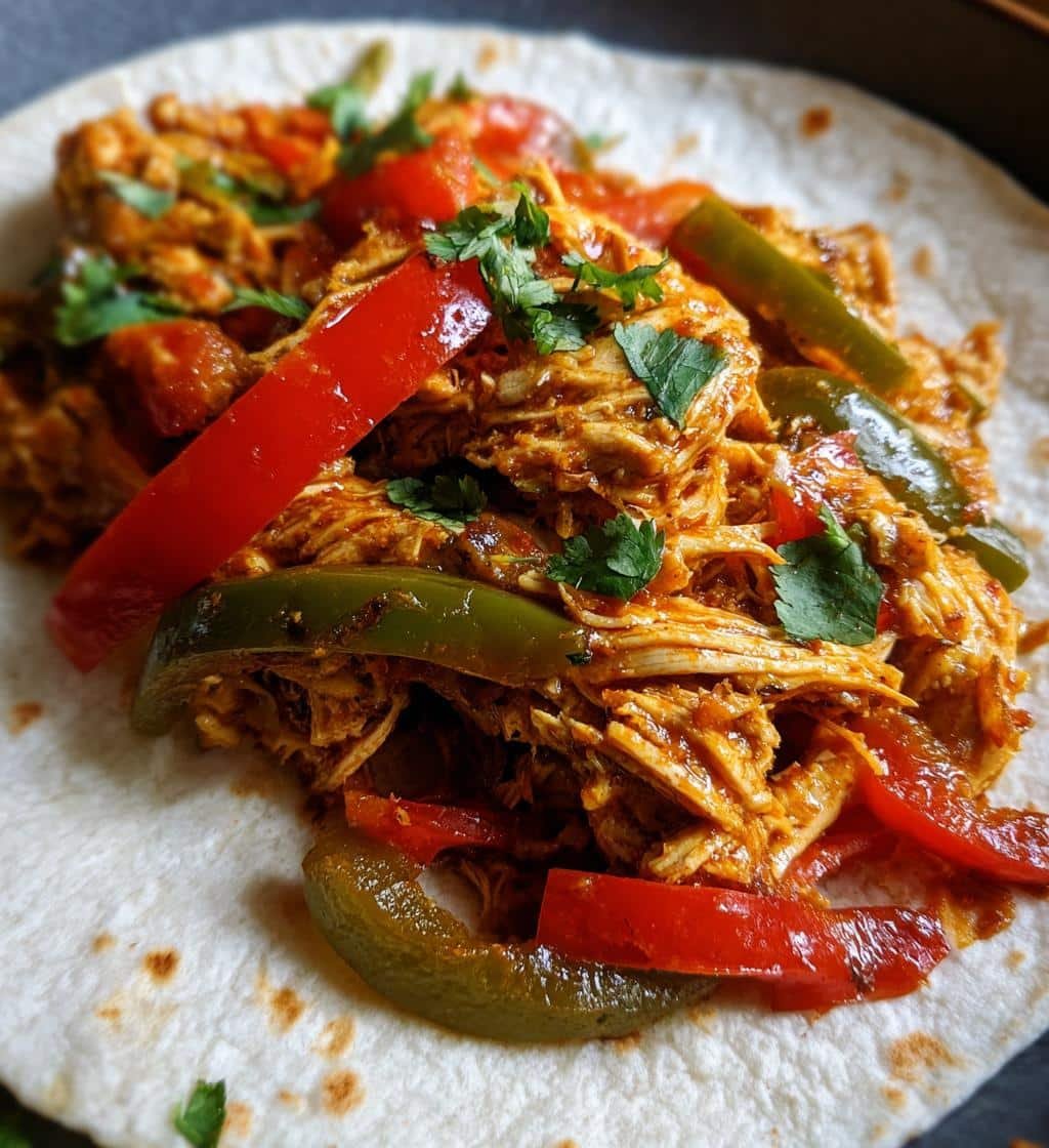5 Star Healthy Crockpot Chicken Fajitas – Effortless Dinner Magic 4 Healthy Crockpot Chicken Fajitas (No-Sear Dump & Go) - detail 1