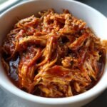 Healthy Crockpot Cranberry BBQ Chicken