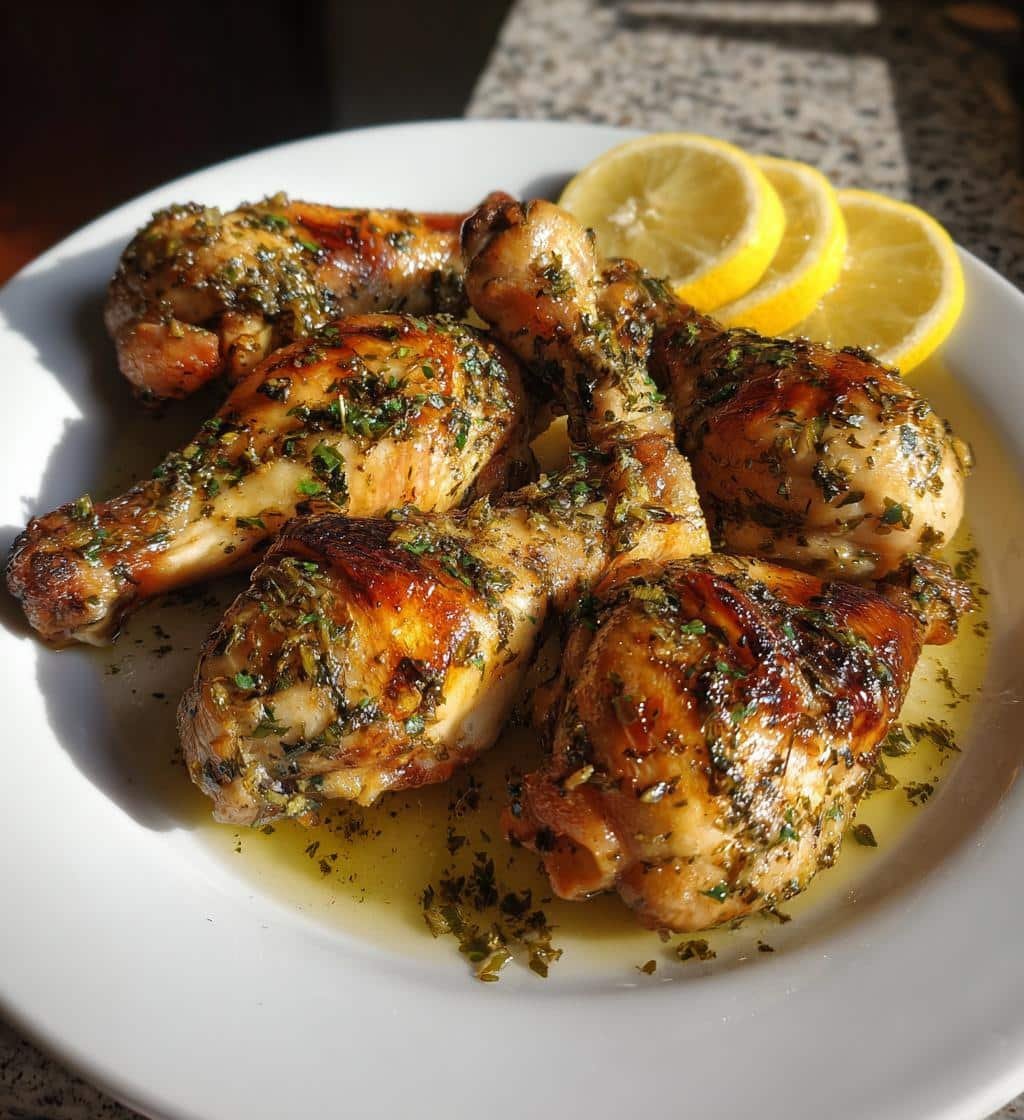 20-Minute Prep Healthy Crockpot Herb Lemon Garlic Drumsticks Magic 4 Healthy Crockpot Herb Lemon Garlic Drumsticks - detail 1