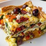 Healthy Crockpot Mediterranean Breakfast Casserole