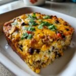 Healthy Crockpot Mexican-Style Breakfast Casserole