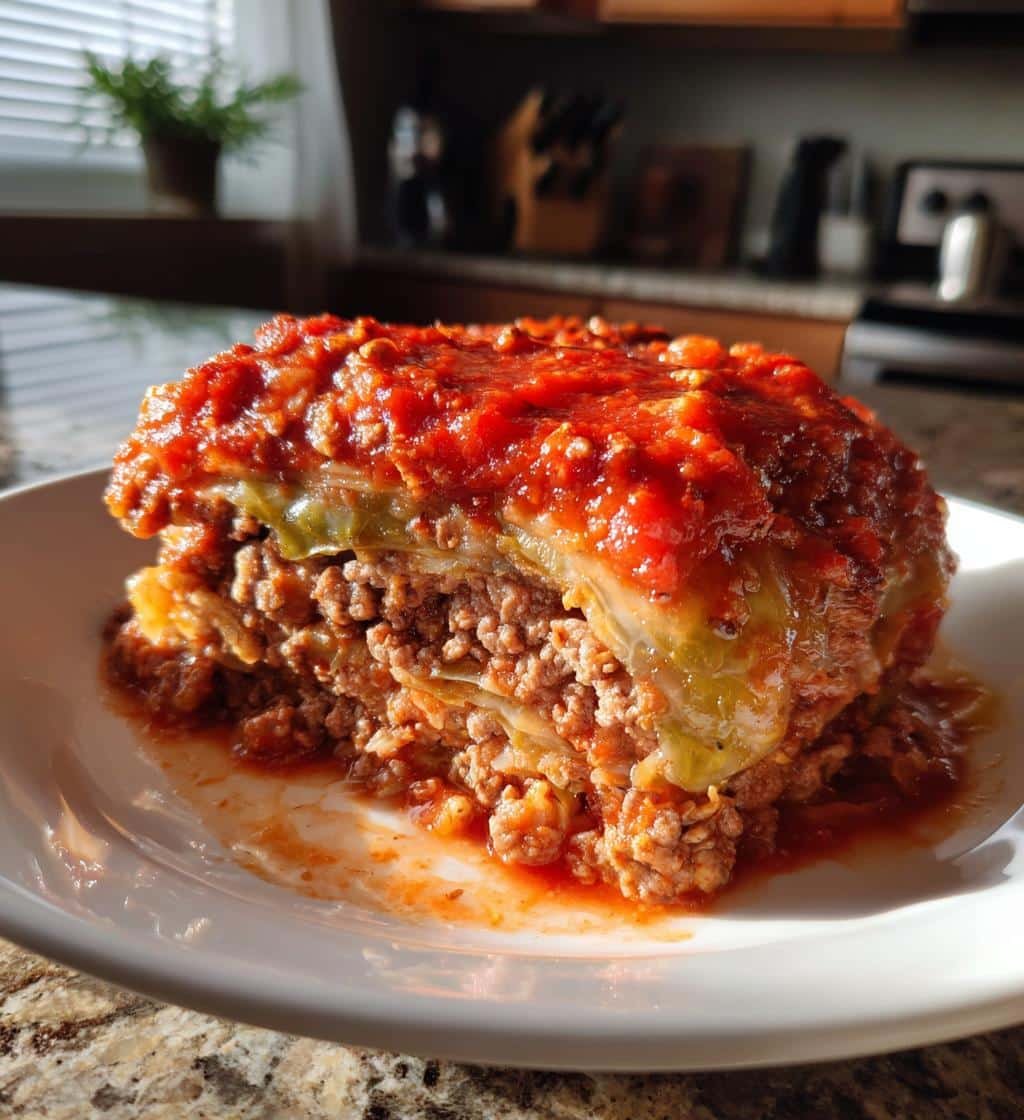 Healthy Crockpot Stuffed Cabbage Roll Casserole - detail 1