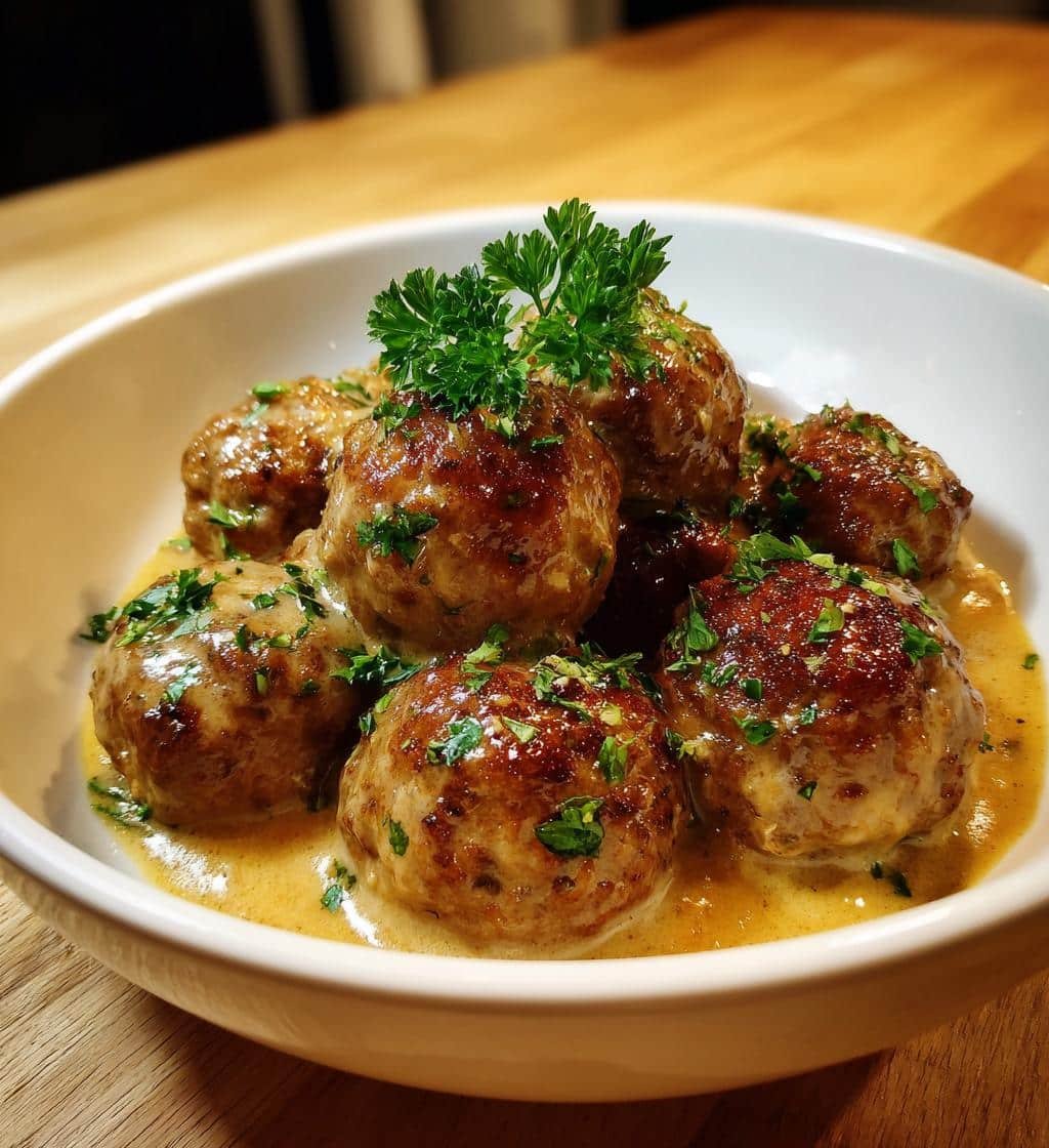Healthy Crockpot Swedish Meatballs - detail 1