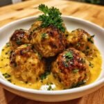 Healthy Crockpot Swedish Meatballs