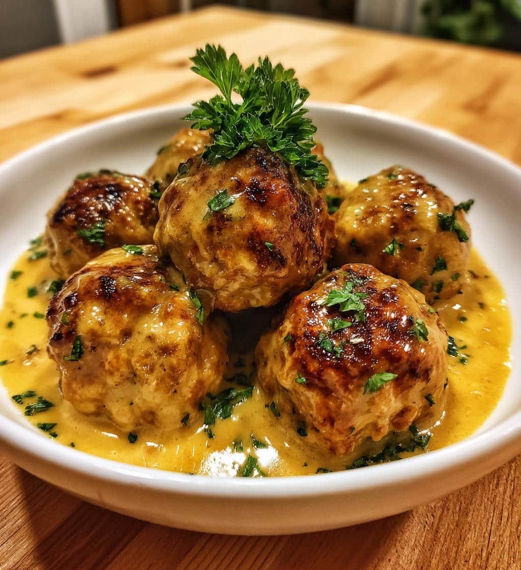 Healthy Crockpot Swedish Meatballs