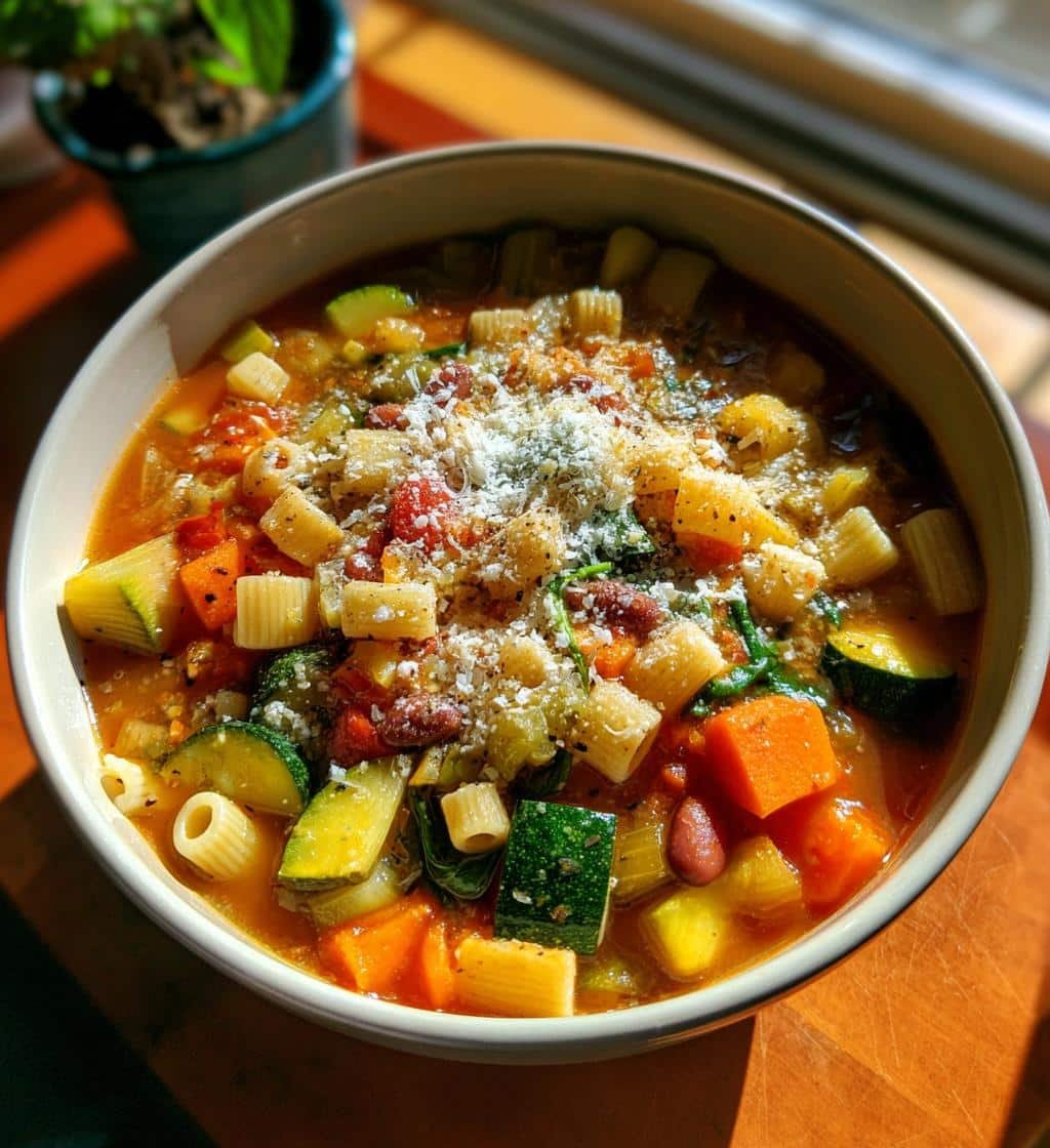 Healthy Crockpot Veggie-Packed Minestrone - detail 1