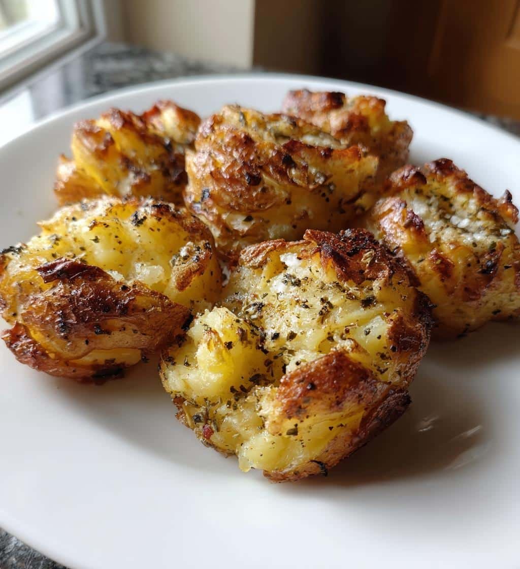 Healthy Delicious 5-Ingredient Crispy Smashed Potatoes - detail 1