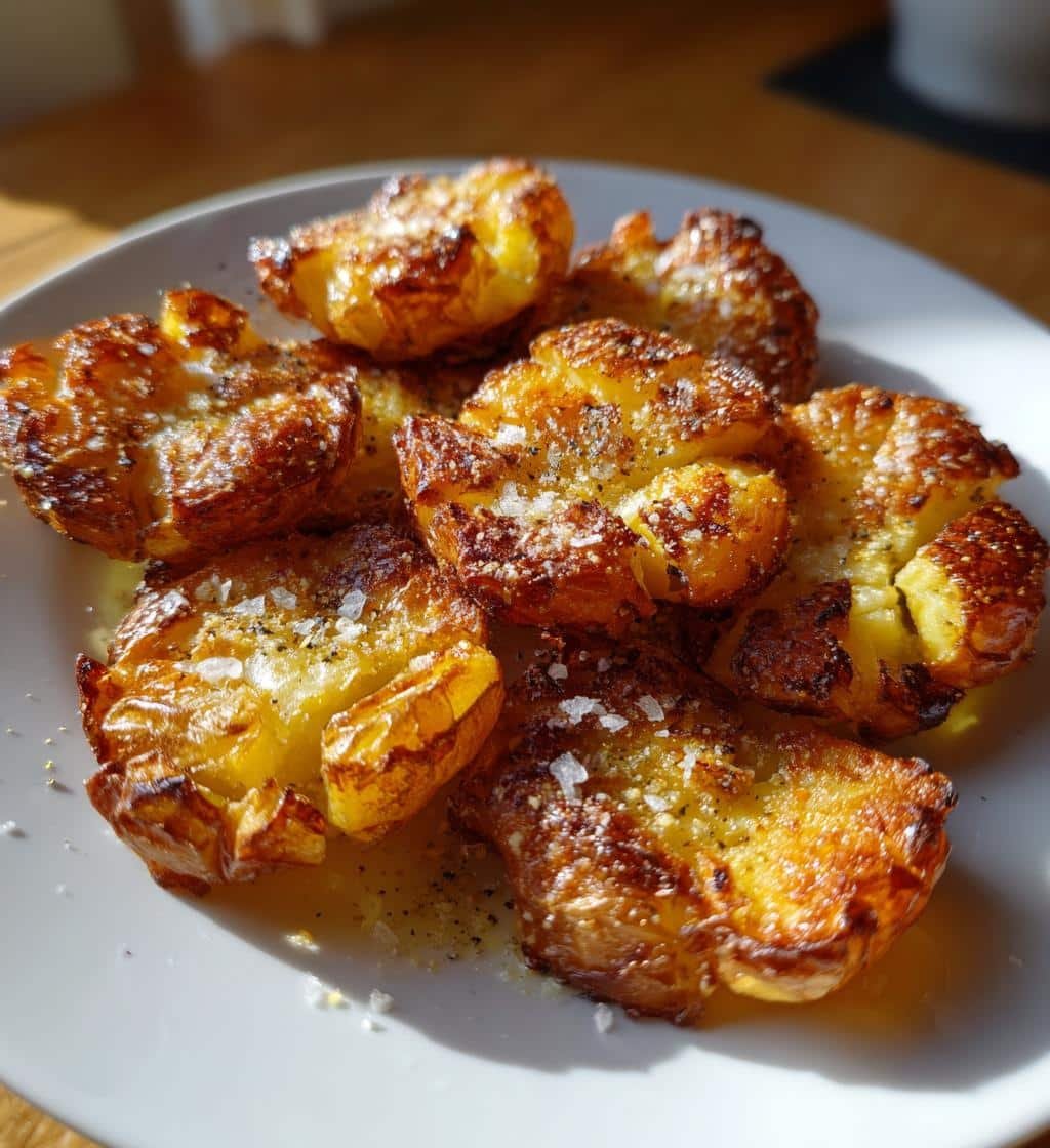 Healthy Delicious 5-Ingredient Crispy Smashed Potatoes